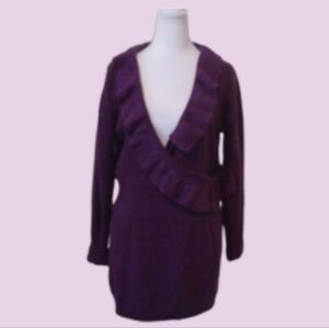 🍓Purple V-Neck Sweater